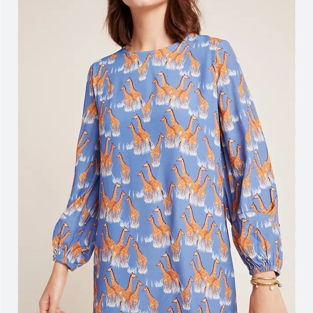 Anthropologie Corey Lynn Calter Giraffe Tunic Dress
